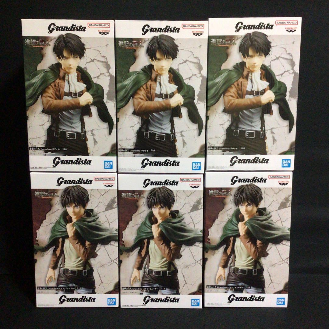 進撃の巨人　Grandista フィギュア　6個セット