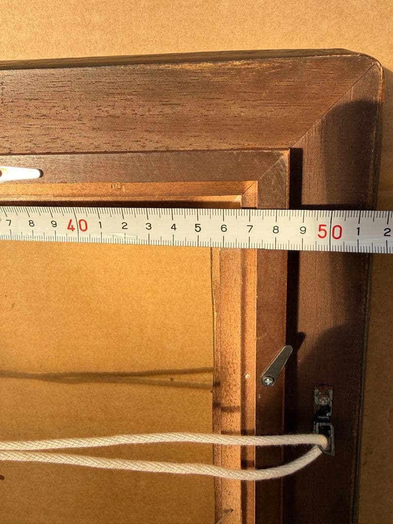 アンティーク調装飾的な木製額縁 ブラウン系　倉庫① 1/27 P6サイズ？