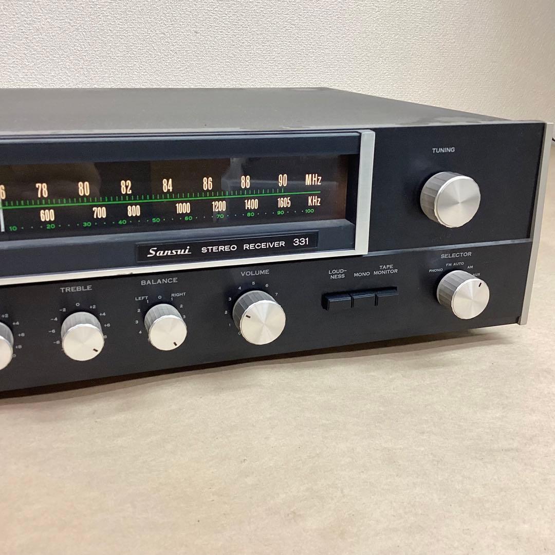 サンスイ ステレオレシーバー331 Sansui 通電確認のみ アンプ