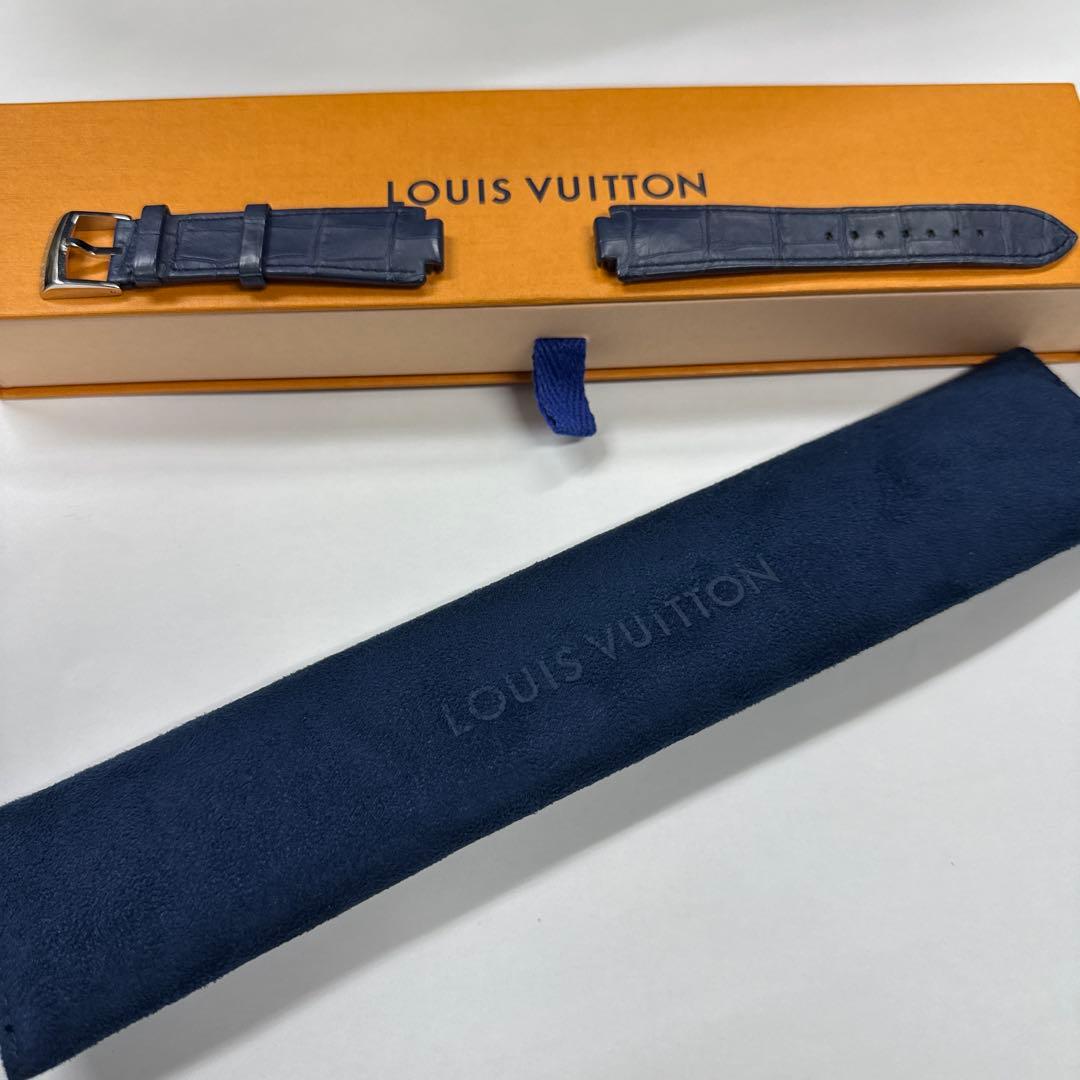 ルイヴィトン　時計　ベルト　アリゲーター　メンズL