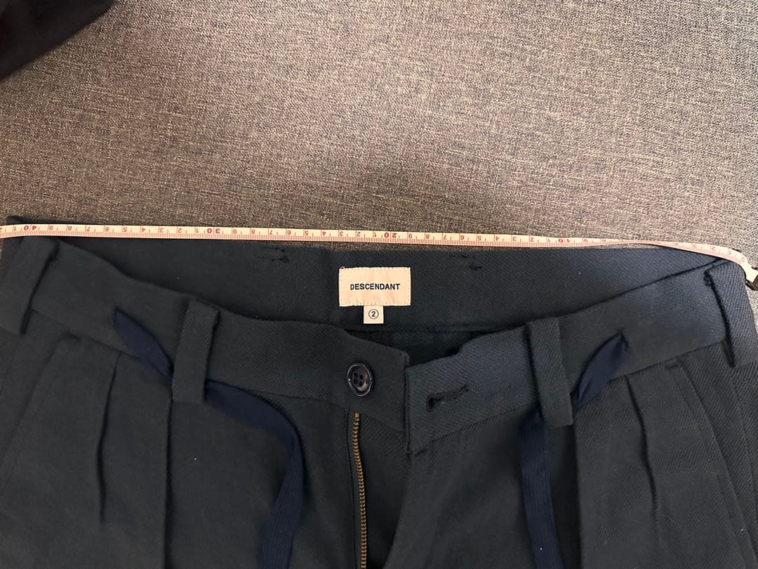 美品Decendant 2タックTROUSERS サイズ2