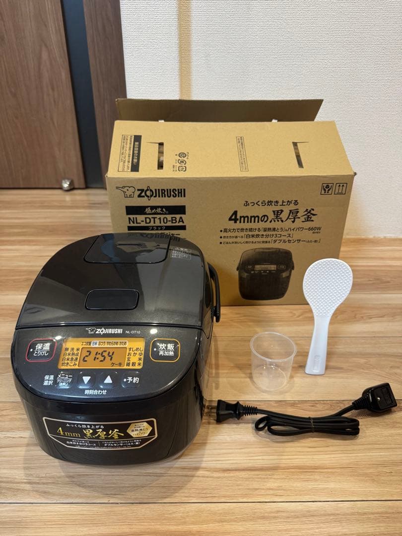 【美品】象印/炊飯器/NL-DT10-BA