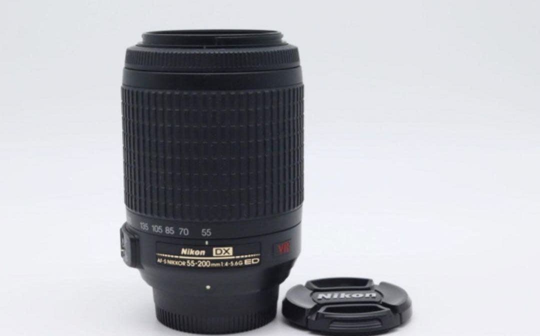 手ブレ補正搭載【望遠レンズ】Nikon AF-S 55-200mm VR