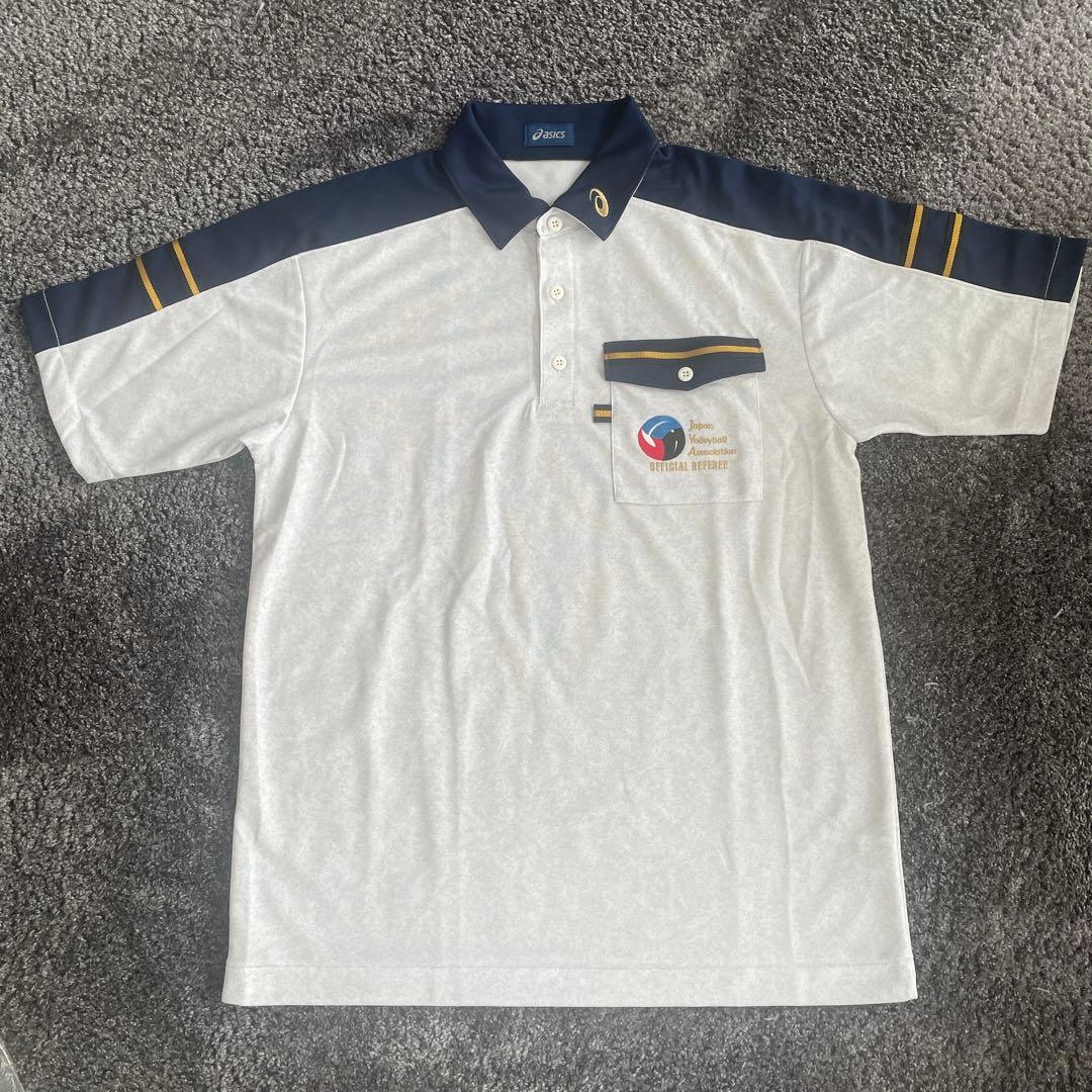 【匿名配送】美品 審判服 アシックス バレーボール審判服 シャツ L