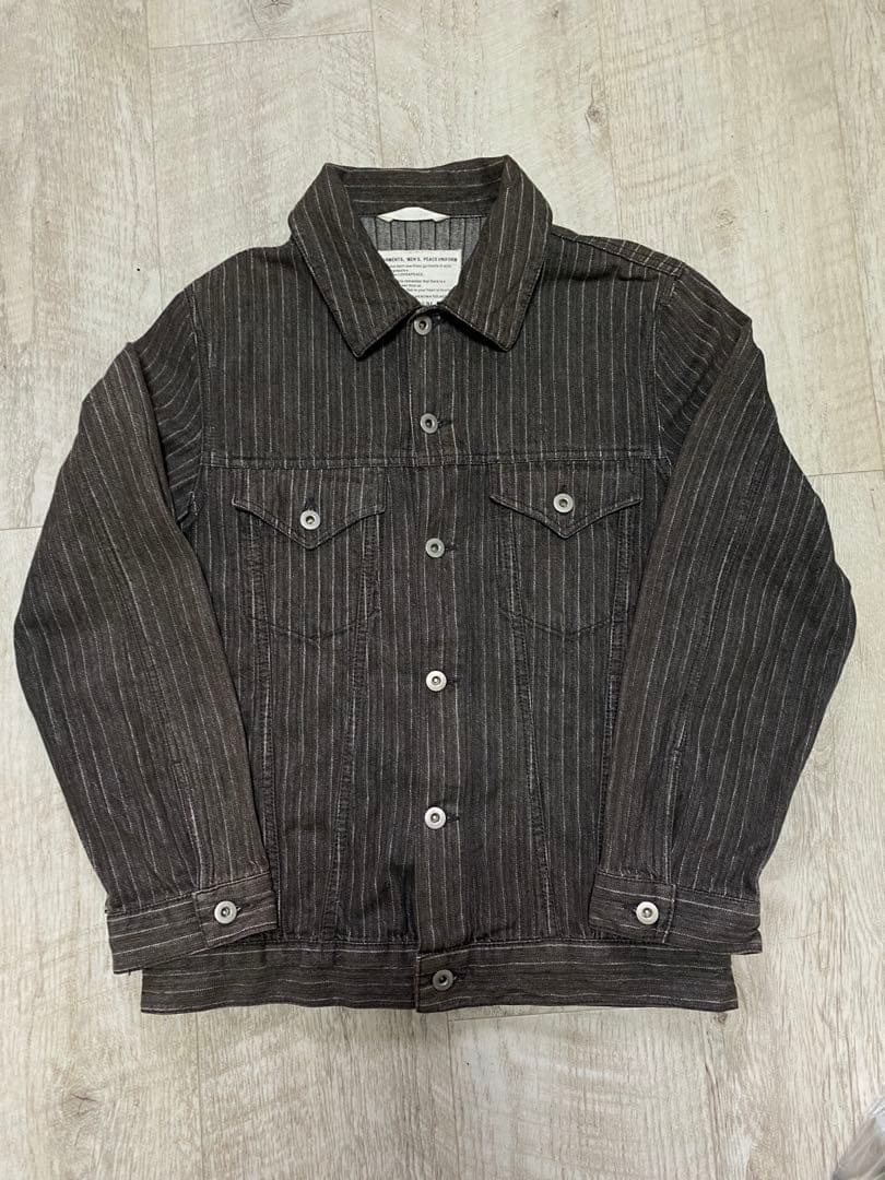 40s 復刻　ワークジャケット　ヒッコリー　アメカジ　ユーロ