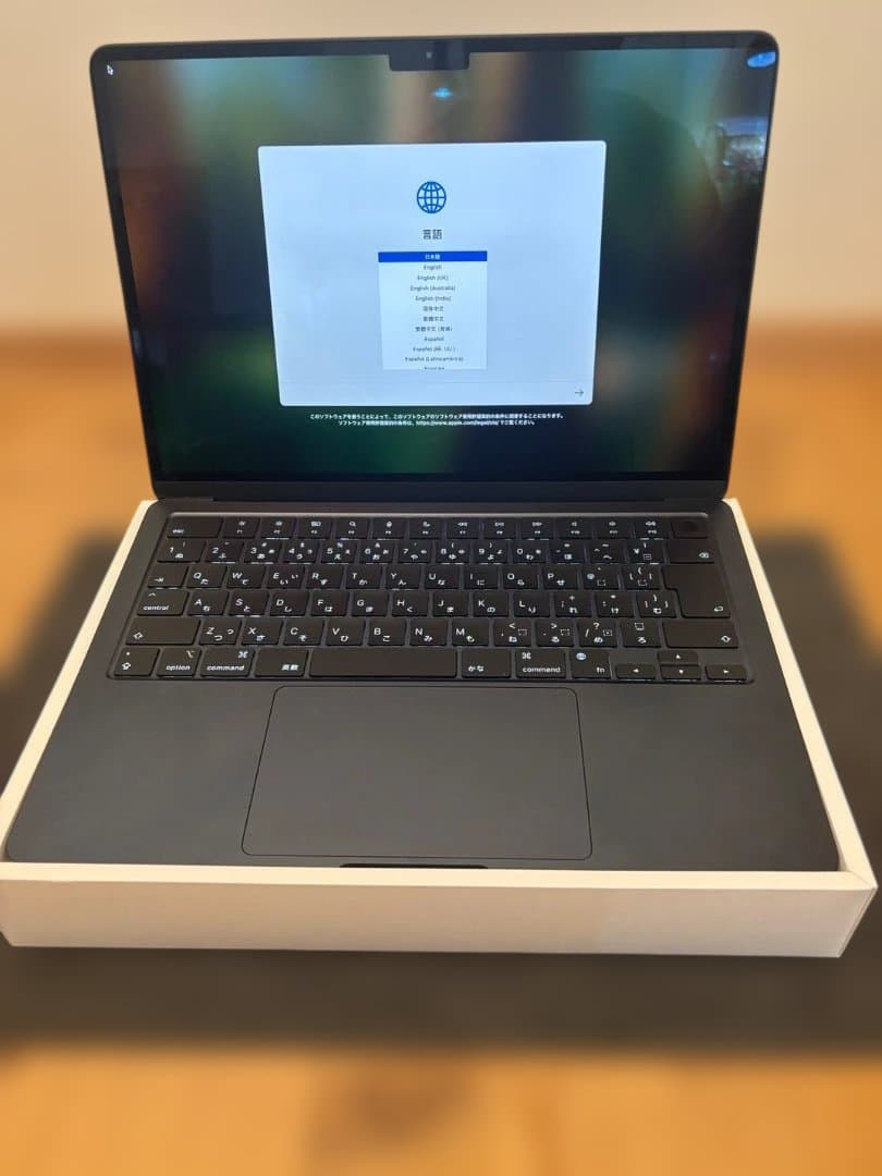 Apple M2 MacBook Air 13.6インチ[ミッドナイト] 本体