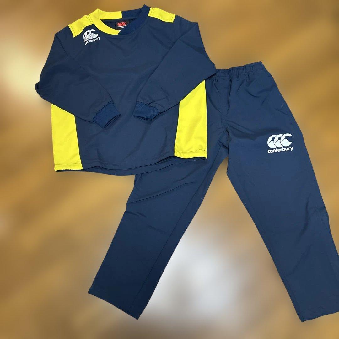 canterbury ウォームアップウェア ネイビー/イエローJr.