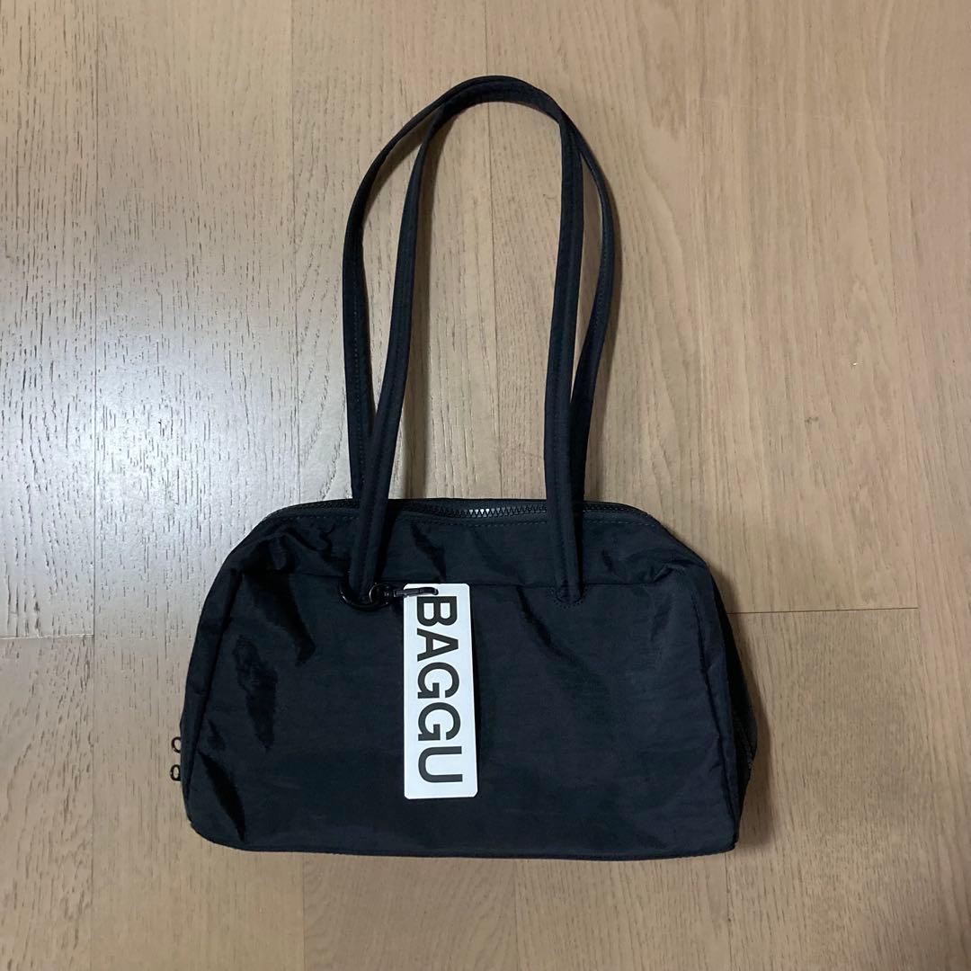Baggu ブラック エコバッグ S