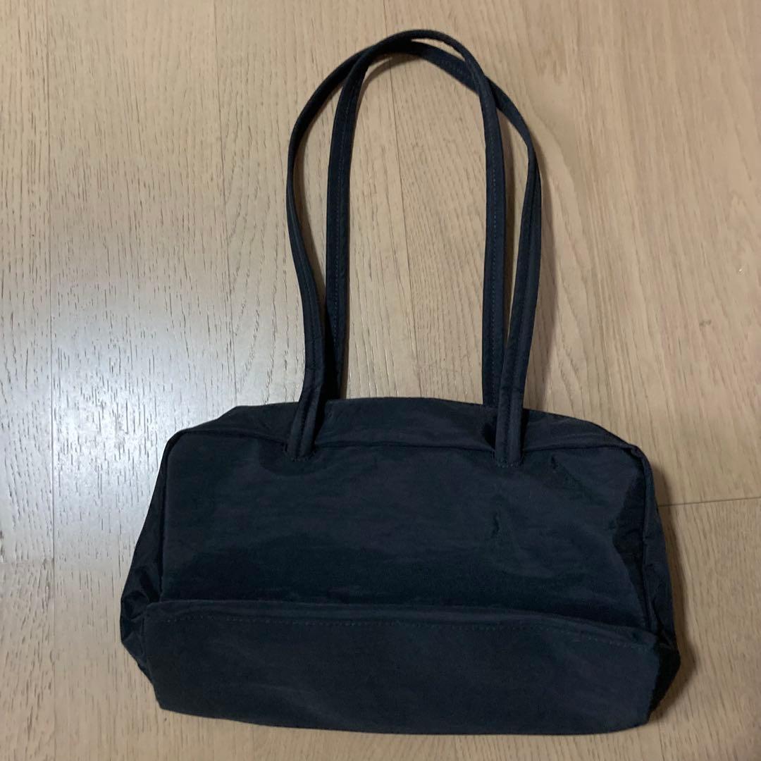 Baggu ブラック エコバッグ S