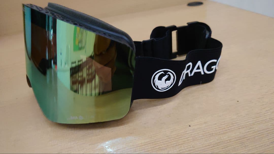 ☆DRAGON ミラーグリーングレー　フレームレス ゴーグル　メンズ＆レディース