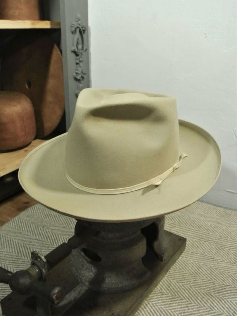 帽子 40s VINTAGE Mallory western 7 1/4 58cm