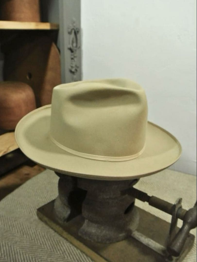 帽子 40s VINTAGE Mallory western 7 1/4 58cm