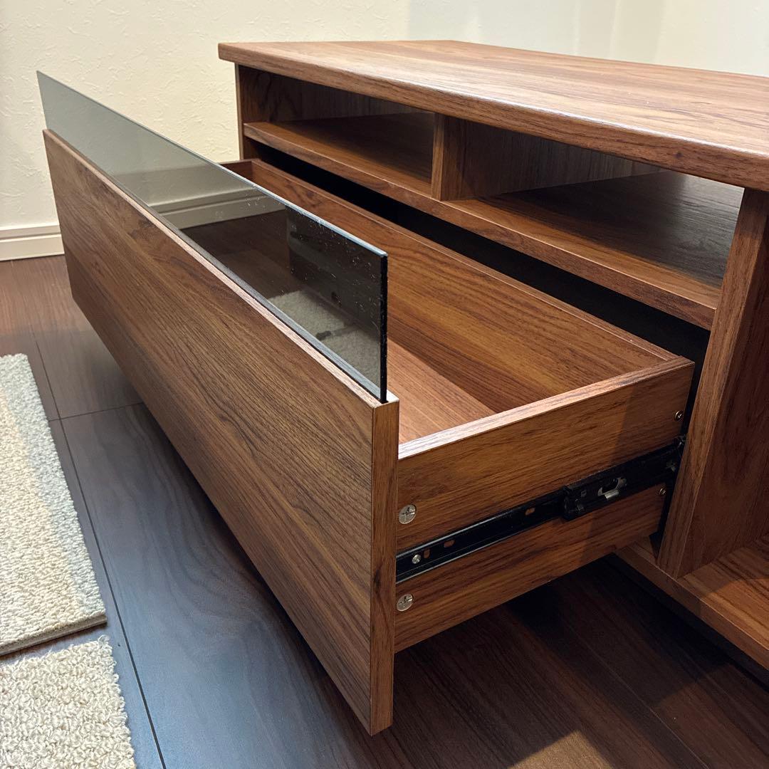 LOWYA（ロウヤ） 木製テレビ台 ローボード 収納