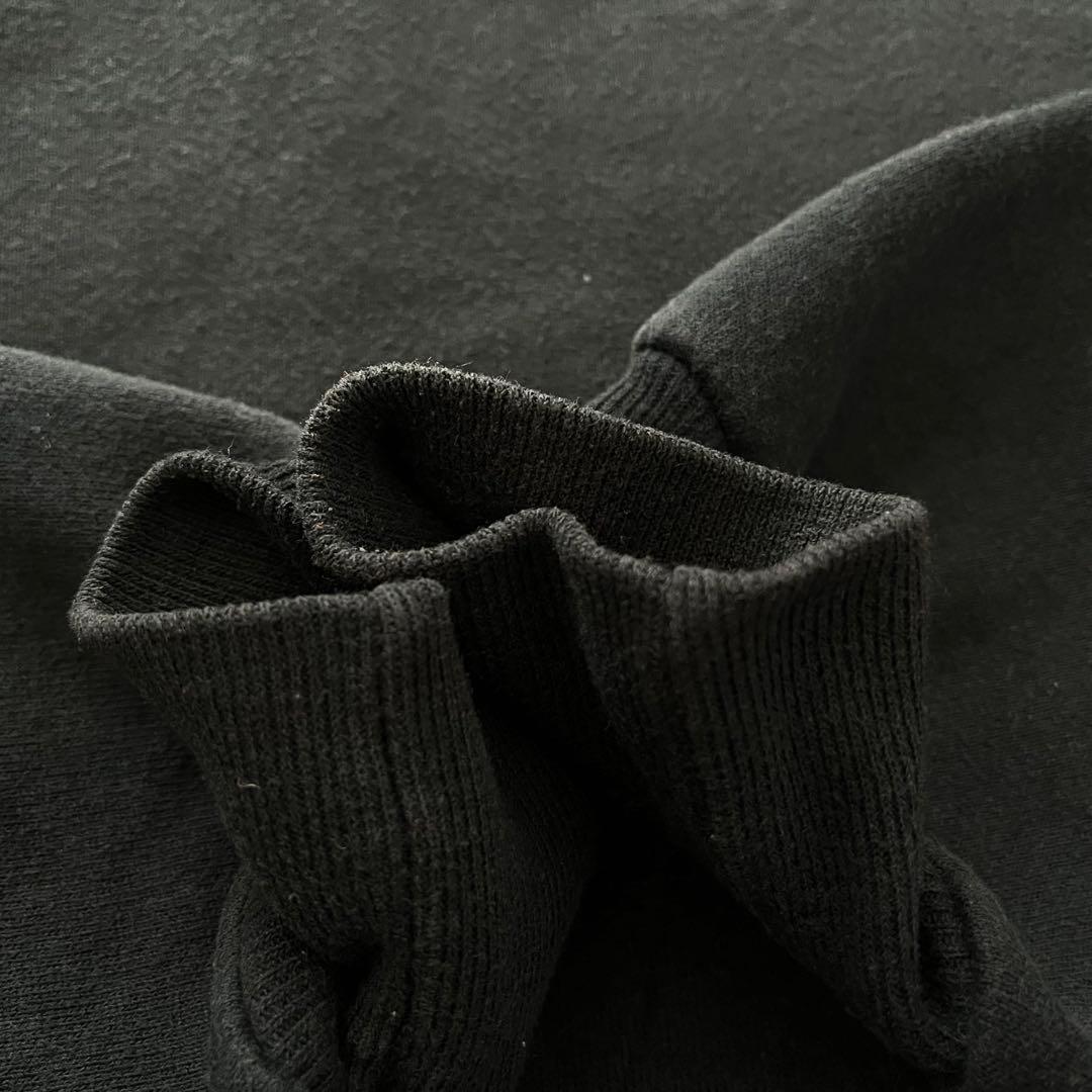 USA製 90s ラッセルアスレチック スウェット黒 XL V字 ブラック