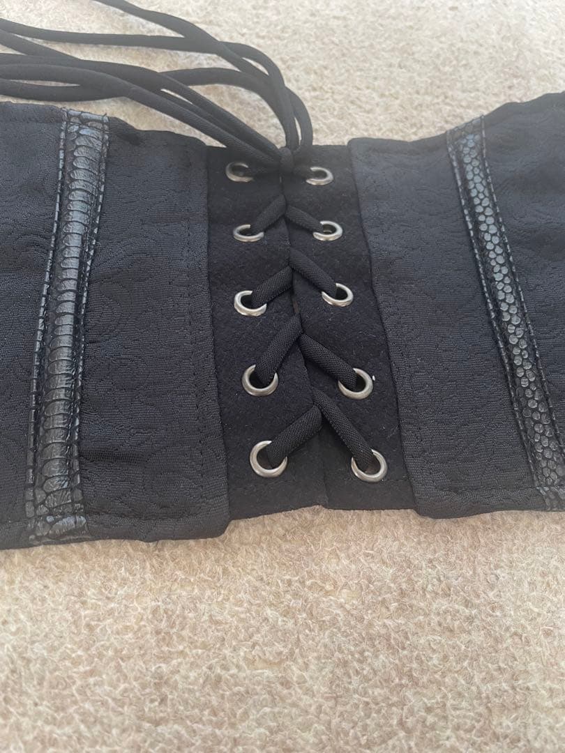 新品　キューティーフラッシュ　コルセット　花魁帯　ブラック