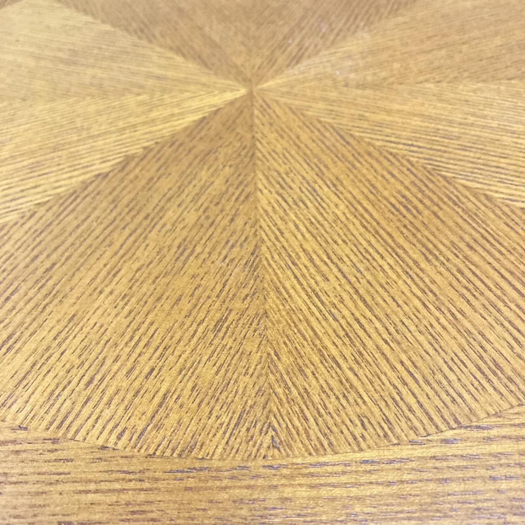 天然木　サイドテーブル　円形　アッシュ材