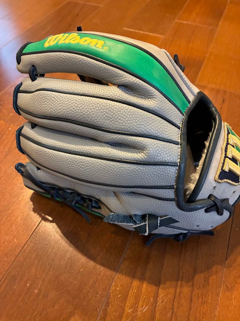 Wilson 軟式グローブ 87型 グレー/グリーン