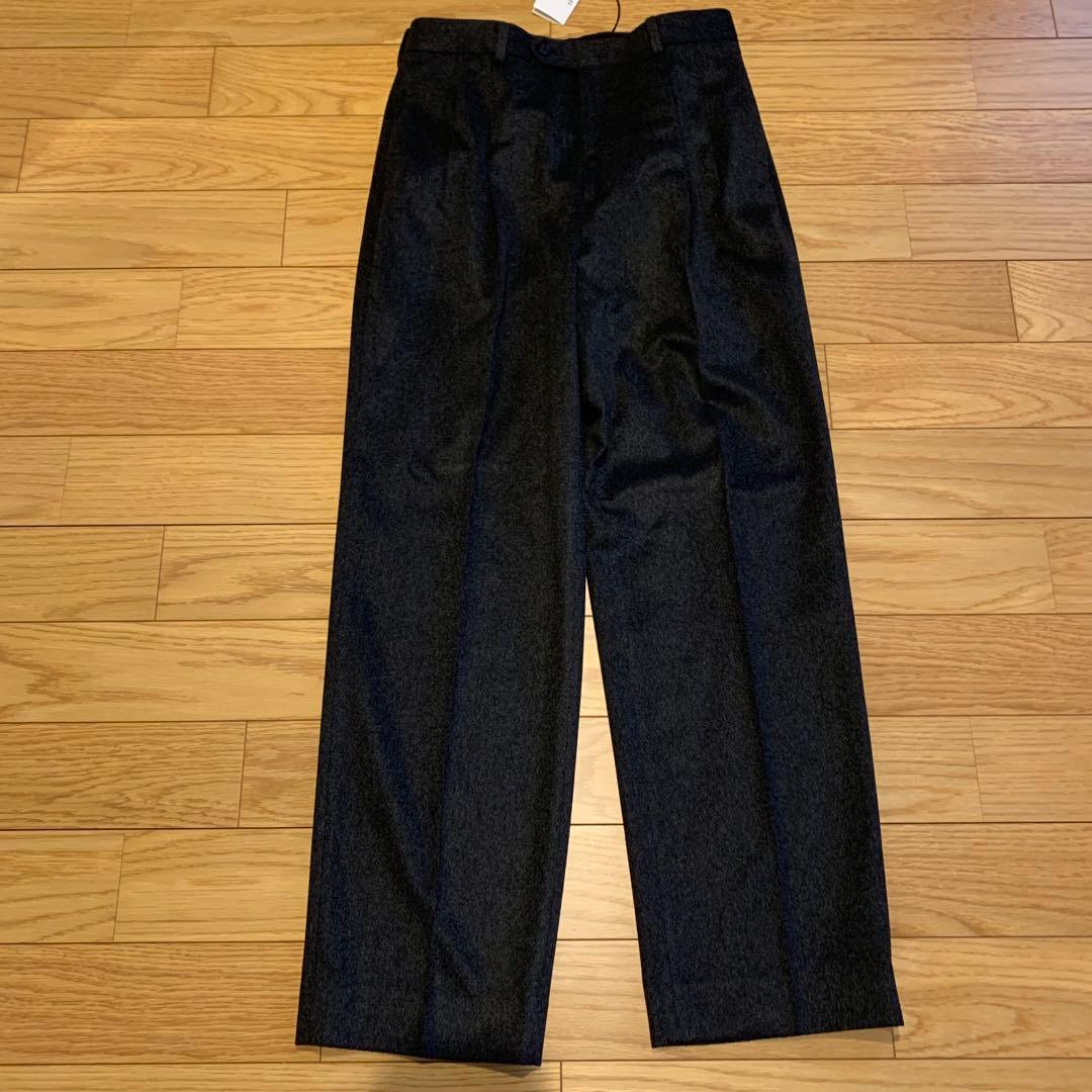 【新品】オーラリー　カシミヤモールスキンツータックスラックス