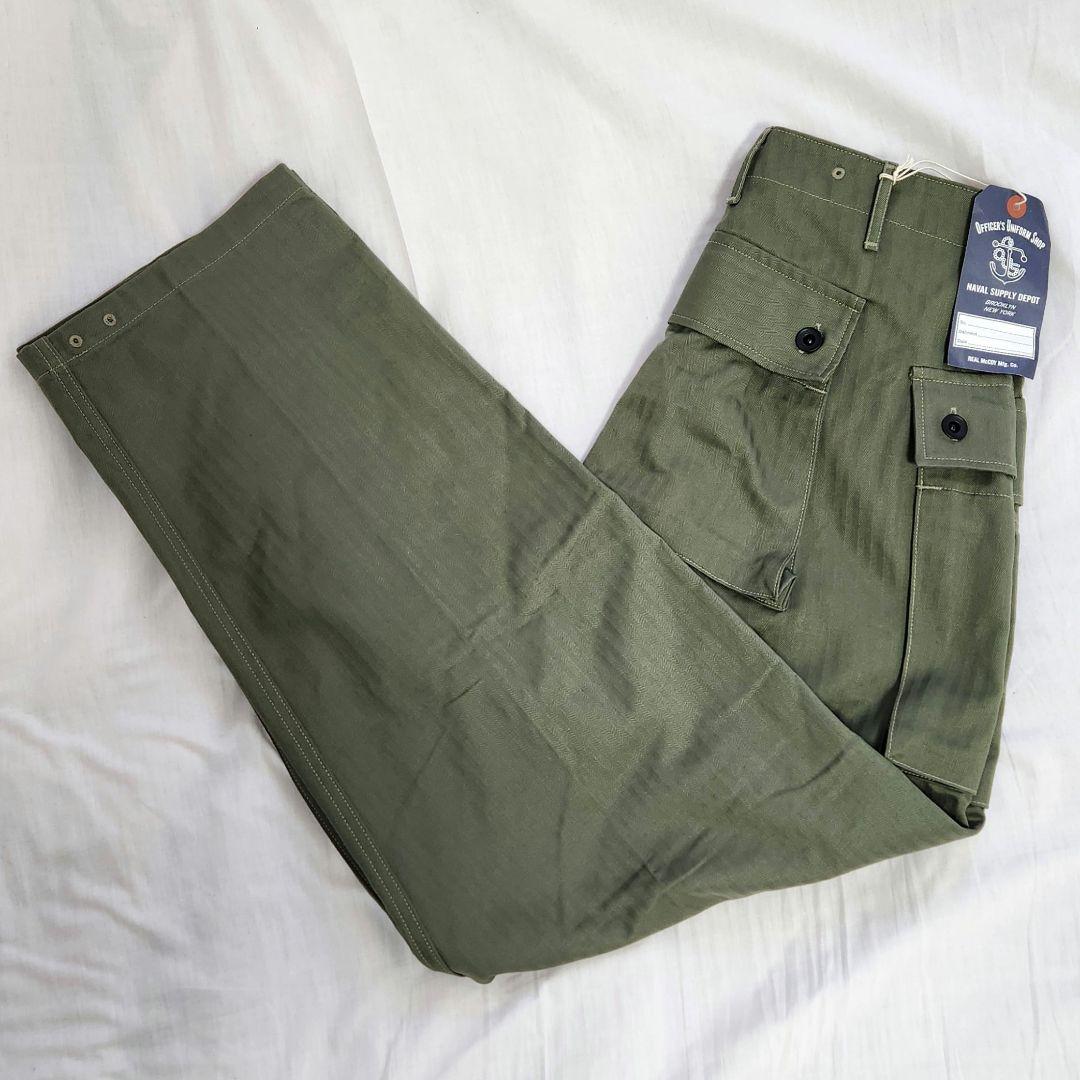 新品！リアルマッコイズ ミリタリーカーゴパンツ 30 アーミーパンツ トラウザー