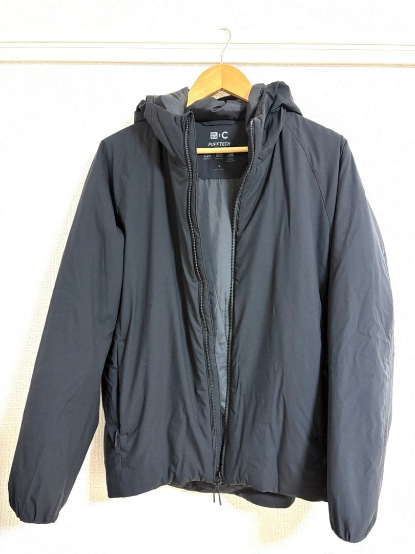 ユニクロC パフテックパーカー ブラック 黒 Mサイズ