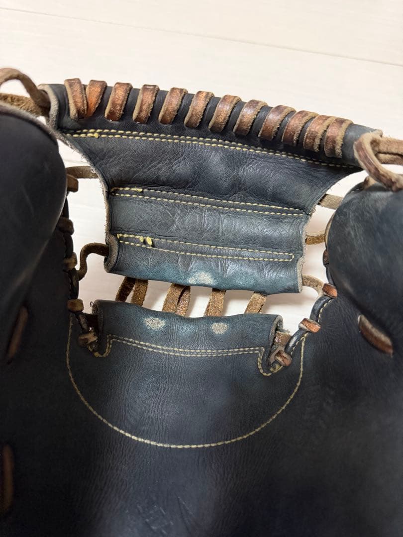 MAJOR STAGE 硬式グローブ ブラック 収納袋付き