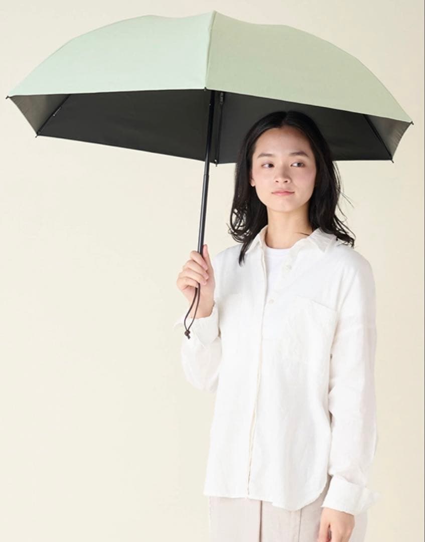 SUNBARRIER 100　サンバリア　日傘　折りたたみ傘　moku 三段折