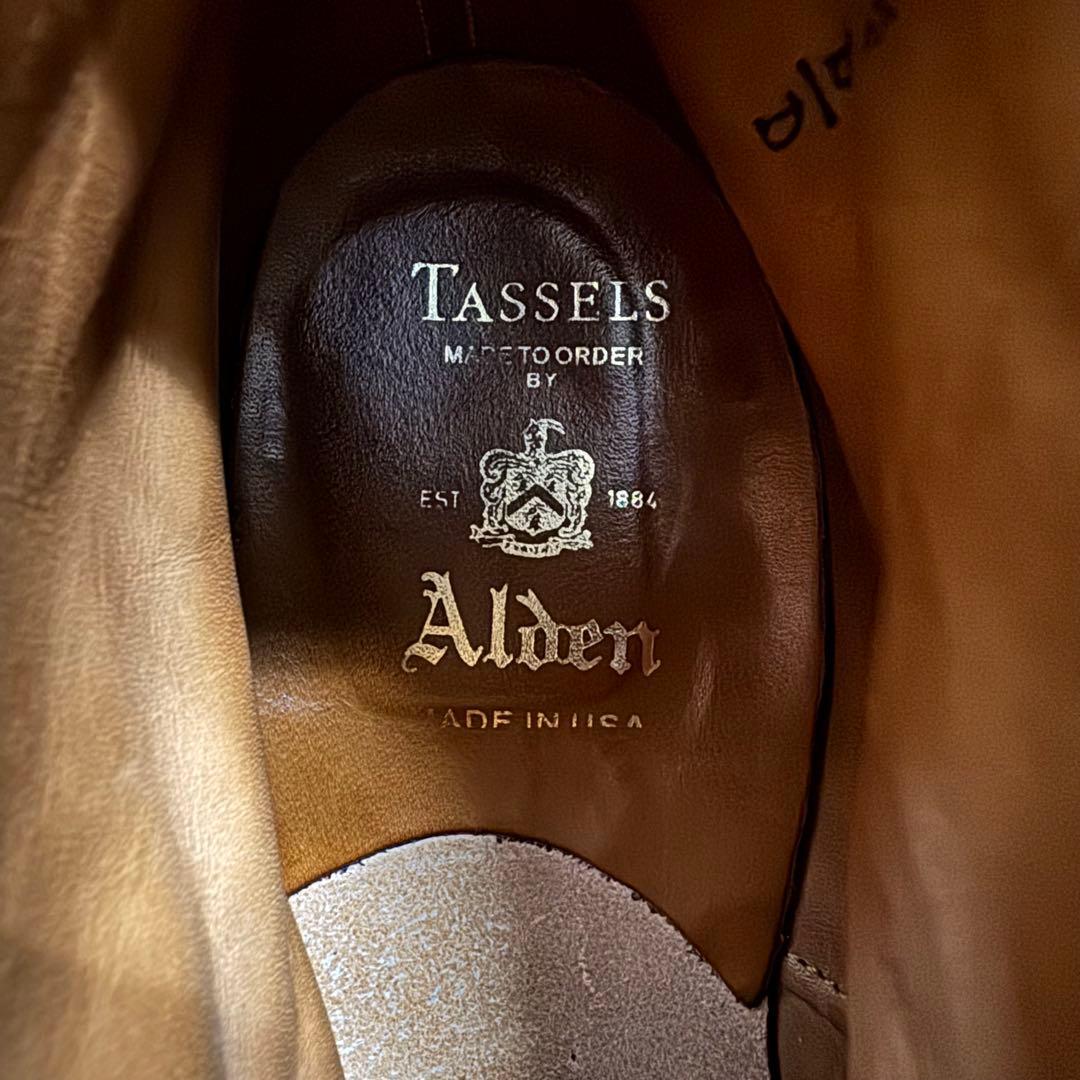 Alden × Tassels Indy Boot Snuff Suede