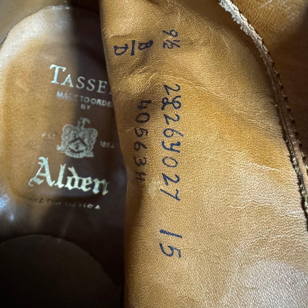 Alden × Tassels Indy Boot Snuff Suede