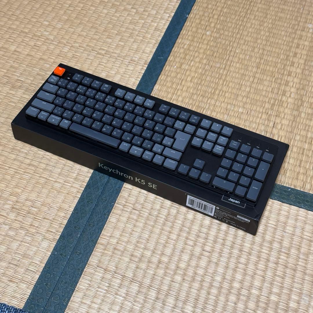 keychron K5 SE ロープロファイル/JIS配列/青軸/RGB