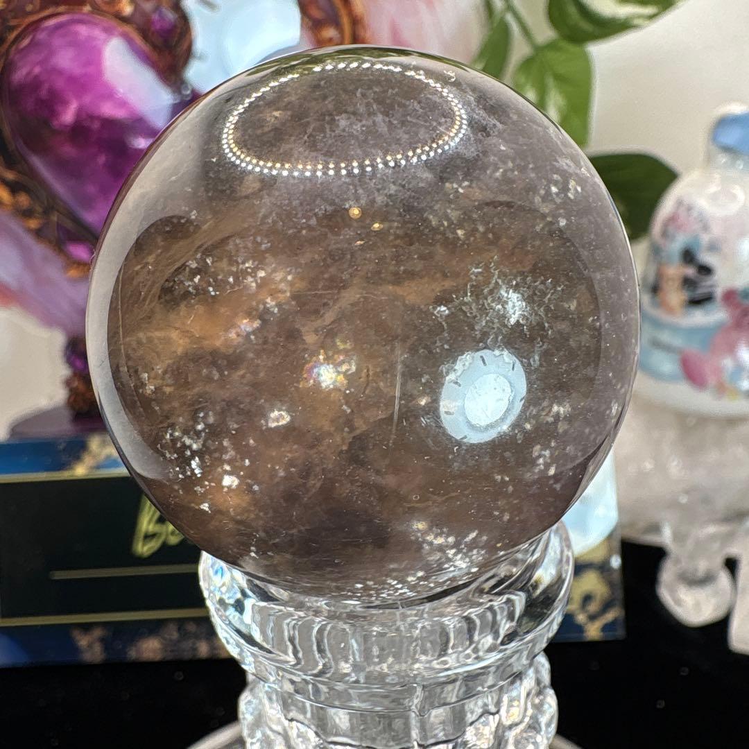 マイカインフローライトスフィア♡ラビットヘアーパイライト共生No.2503