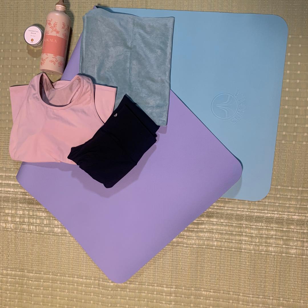 ヨガマット&ウェアーセット&ボトルアンドBARMセット