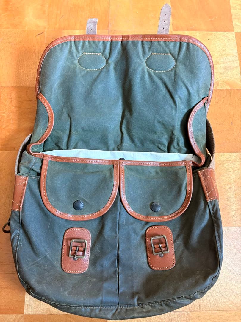 baraour バブアー ショルダーバッグオイルド 釣り メッセンジャーバック