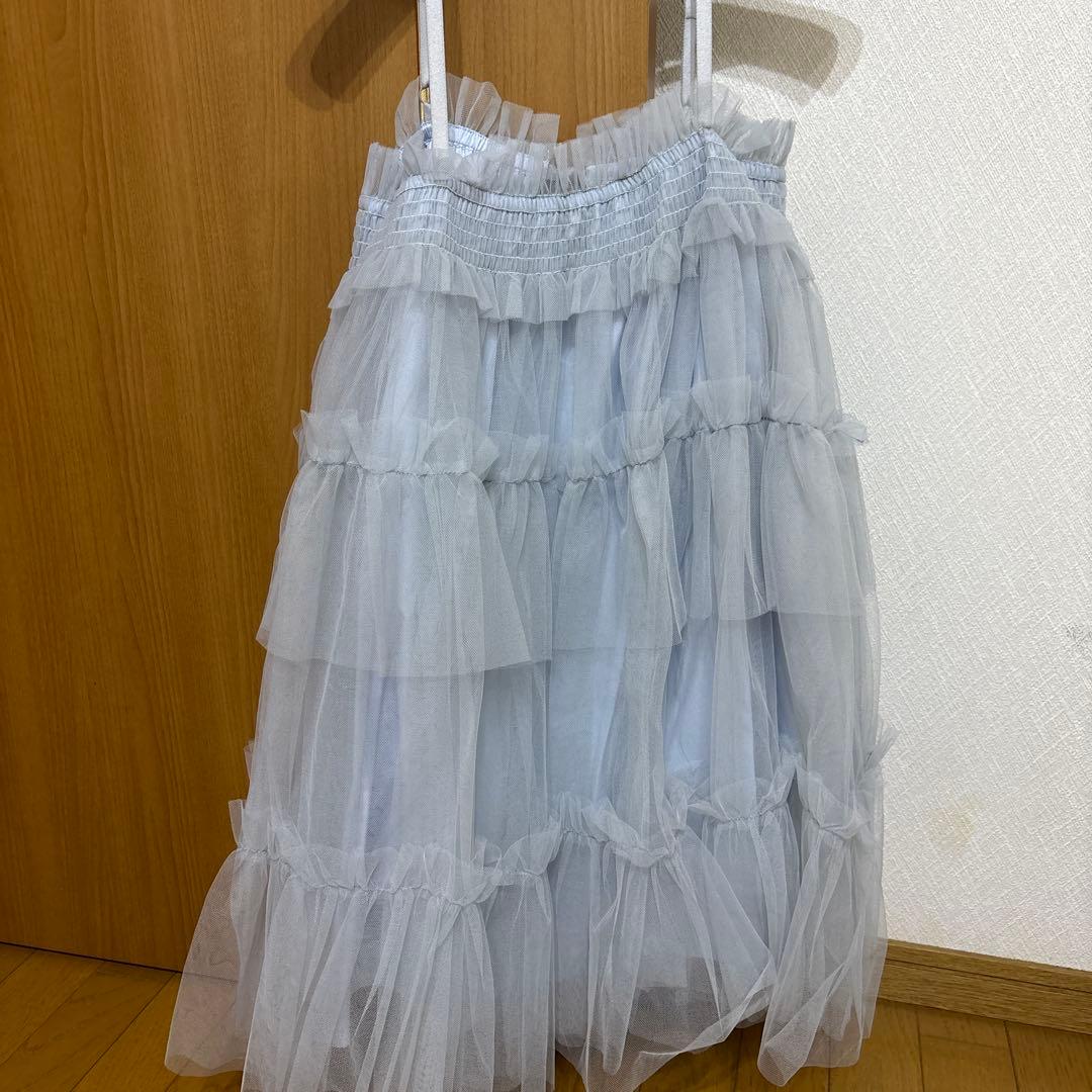 トップス HONEY MI HONEY tulle frill camisole