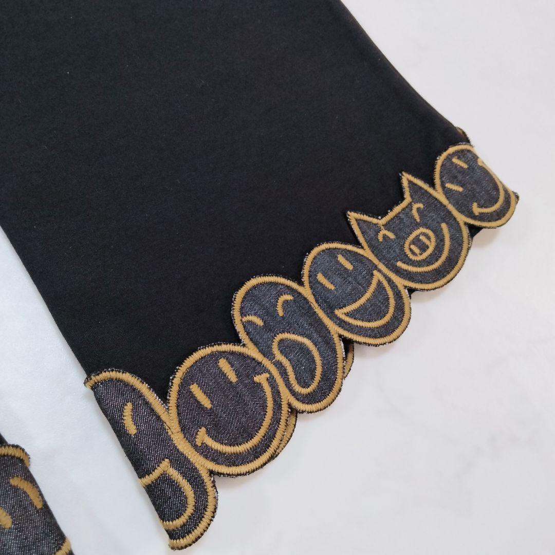 新品タグ付き　アルベロベロ　オレボレブラ　ブタさんアップリケ付きストレッチパンツ