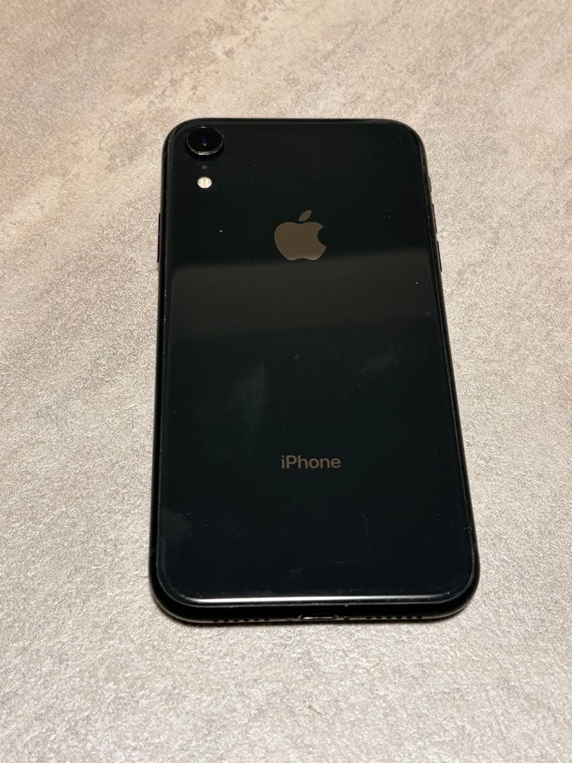 中古 Apple iPhone XR ブラック シャッター音無し