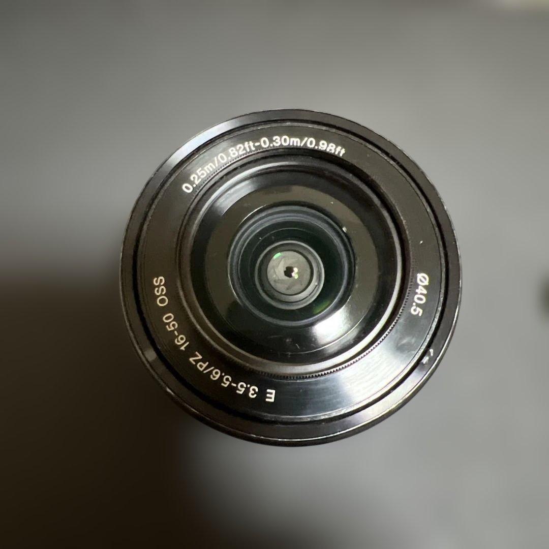 SONY SEL-P1650 16-50mm レンズブラック　フィルター付傷有