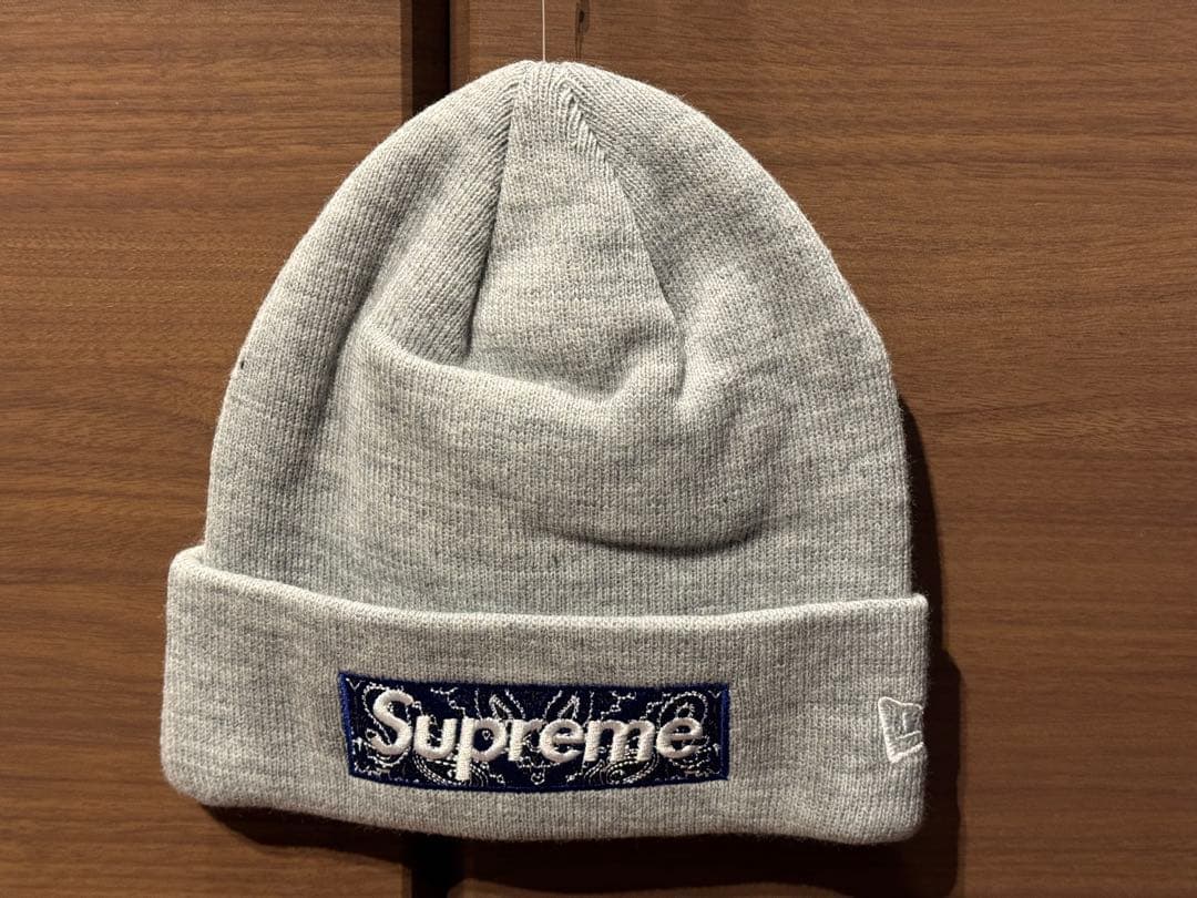 新品 Supreme NewEra Bandana Beanie BoxLogo
