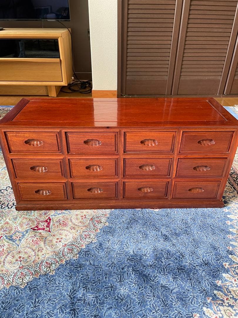 【希少品】無垢材 小引き出し箪笥 レトロ アンティーク調 和モダン インテリア