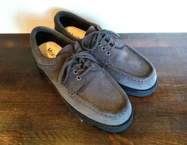 Marbot Bshop別注 モカシンシューズ ダークグレー 38 24.5cm