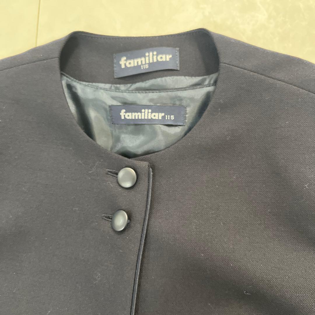 【ファミリア お受験ワンピース ボレロ】サイズ115