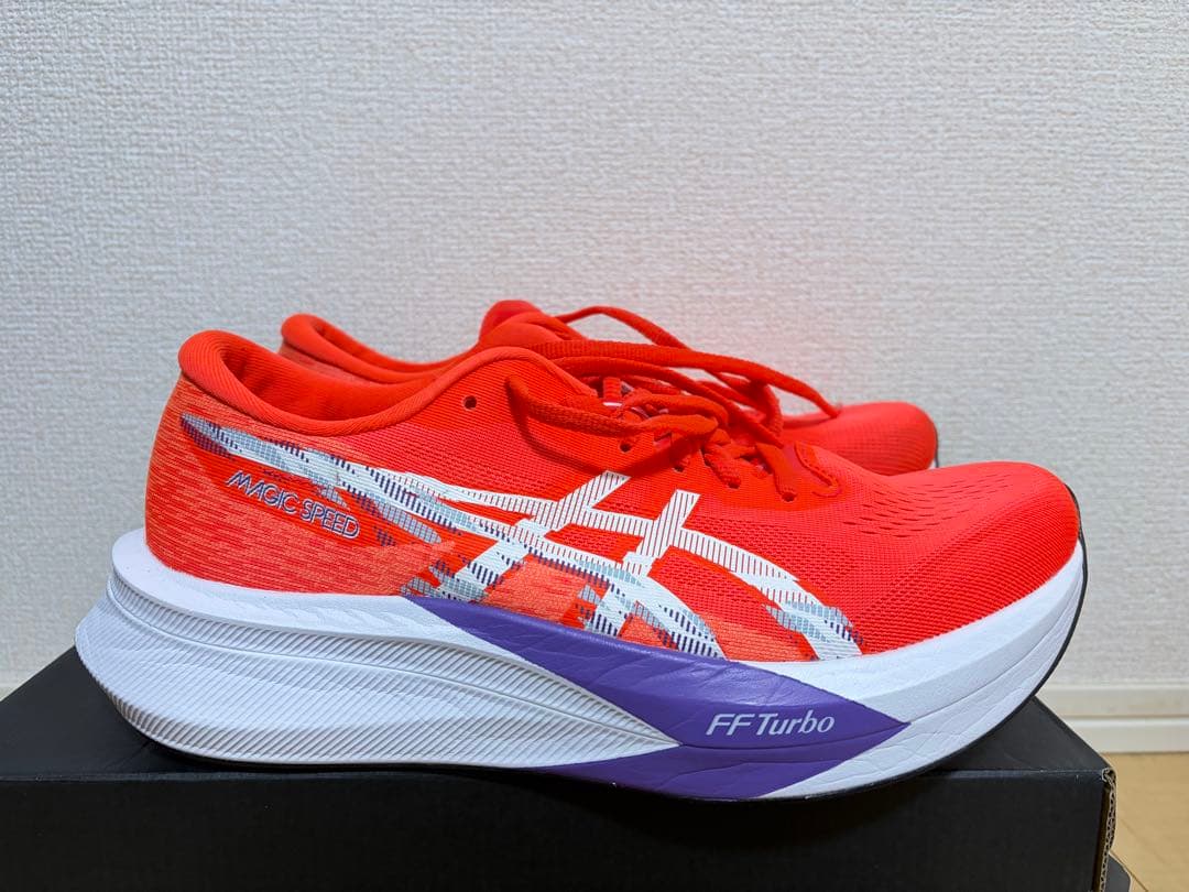 ASICS MAGIC SPEED オレンジ FF Turbo