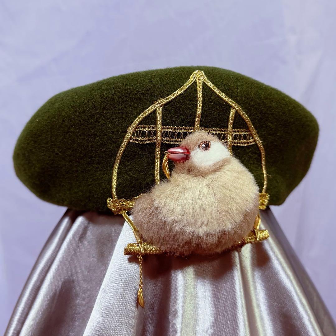 Coco&Ami こことあみ 文鳥ベレー