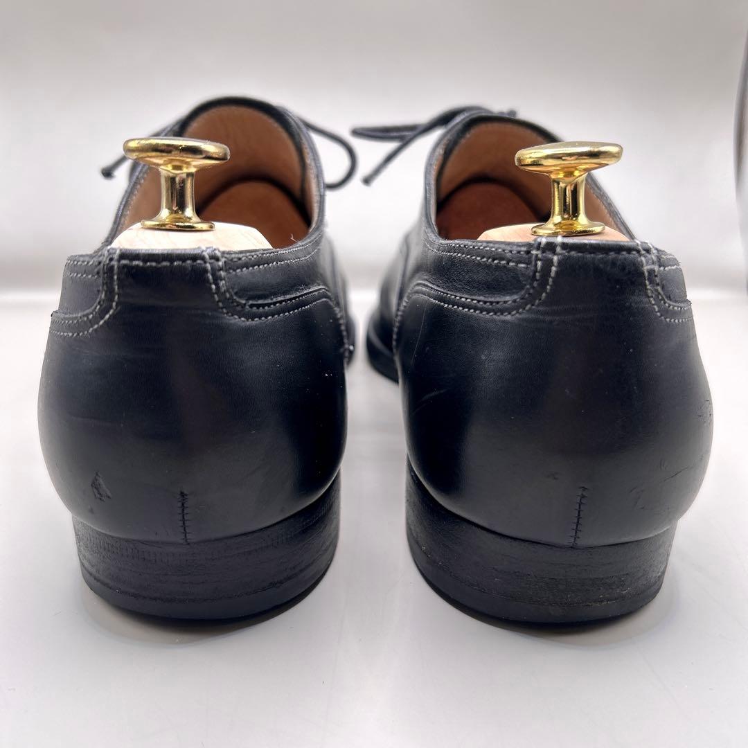 サントーニ Santoni ビジネスシューズ ストレートチップ 黒 26.5cm