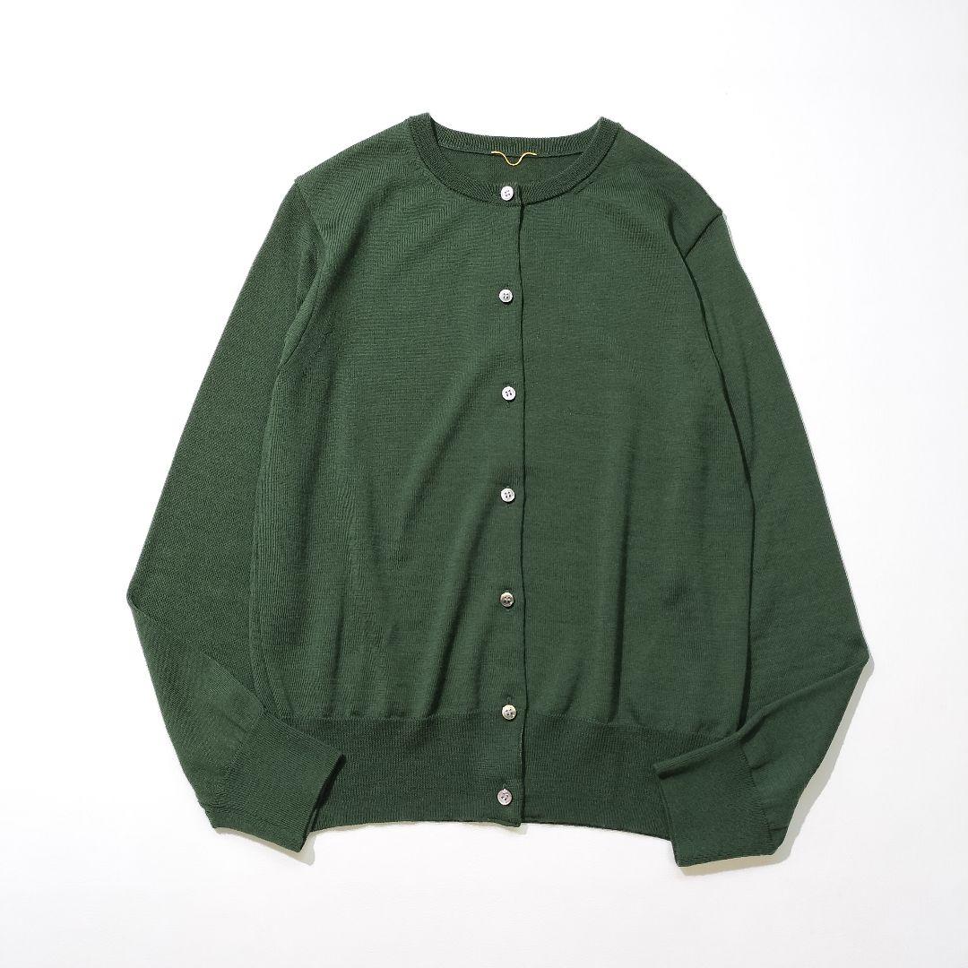 美品 2024 アパルトモン ドゥーズィエムクラス ファインウール カーディガン