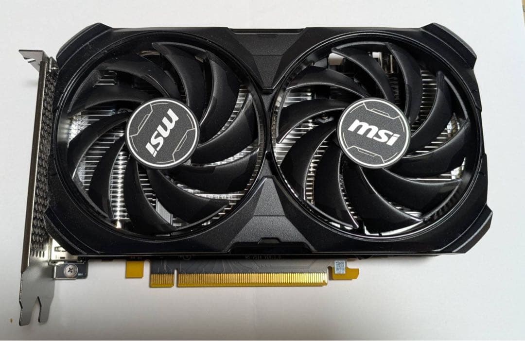 グラフィックボード・グラボ・ビデオカード MSI GeForce RTX 4060 VENTUS 2X BLACK