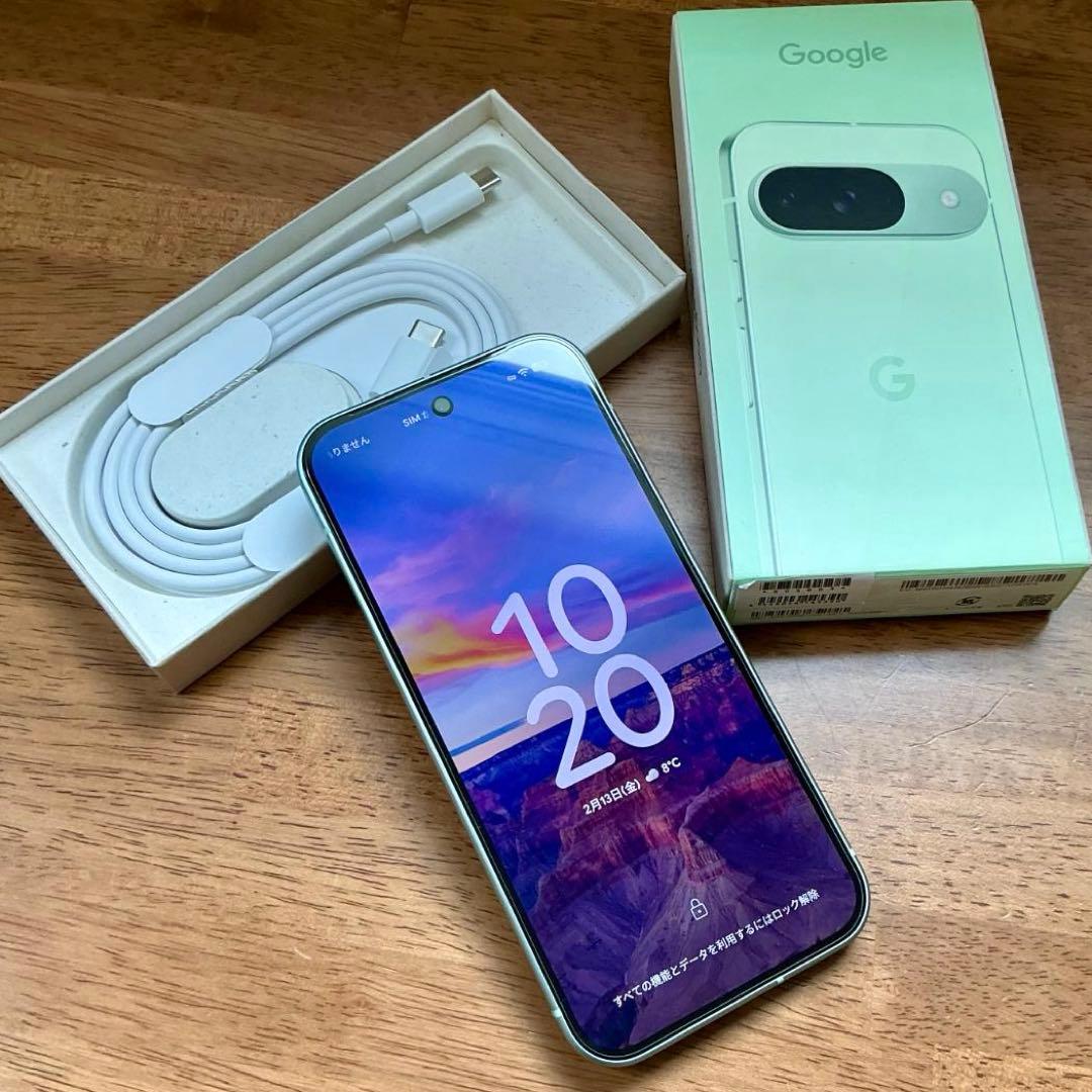 Google Pixel9 128G ジャンク品(放電)ピクセル9 液晶外装美品