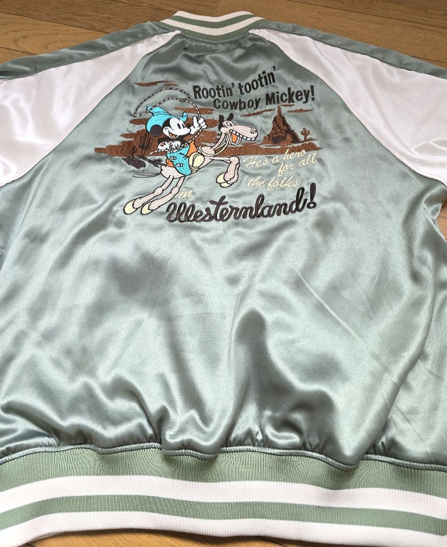 ☆ディズニーランドで購入☆ジャンパー(スカジャン)☆リバーシブル☆LL☆