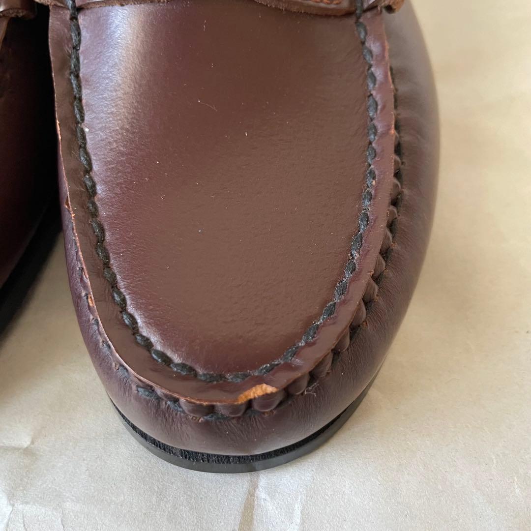 【訳あり新品未使用品】REGAL ローファー　鏡面加工　茶　24cm 牛革