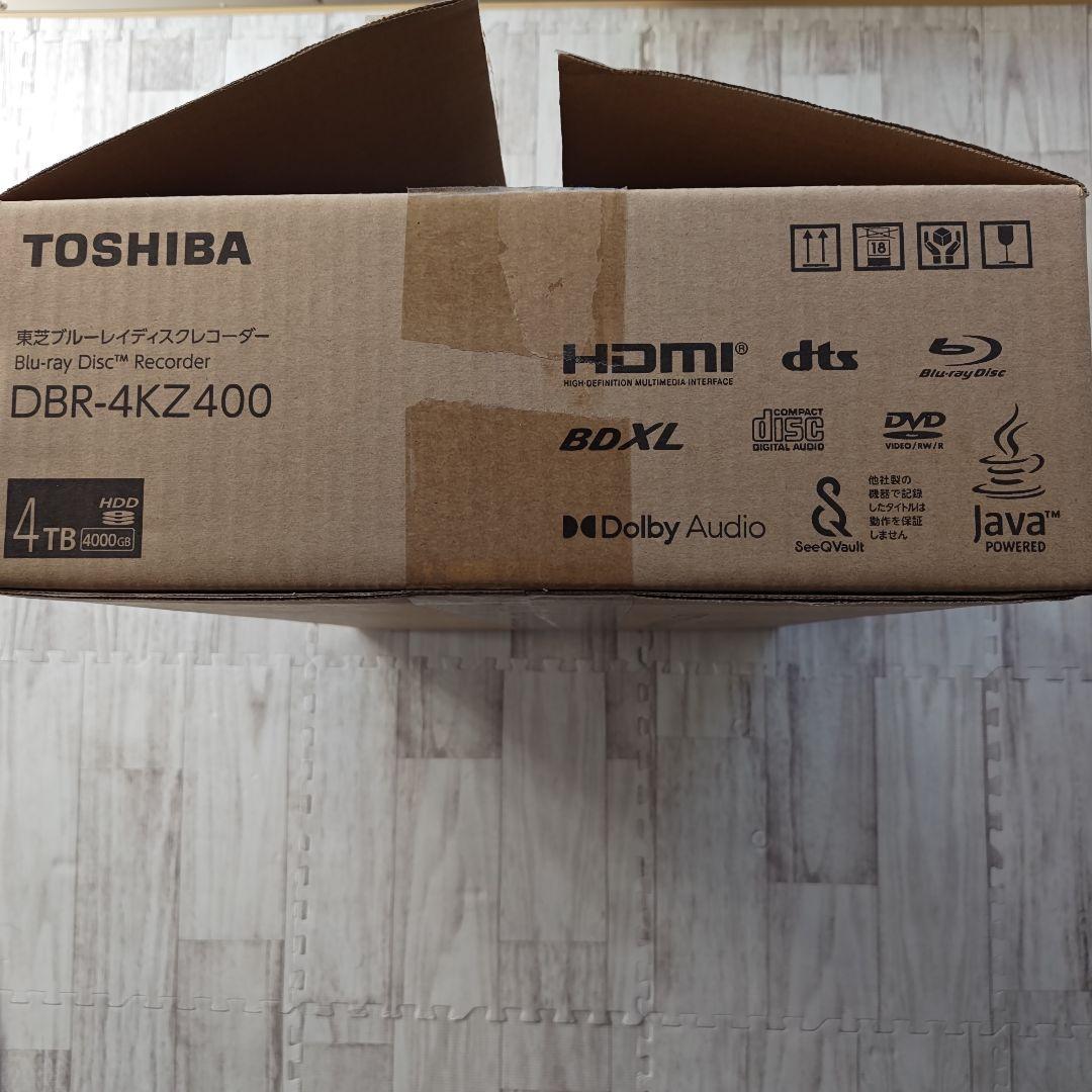 TOSHIBA DBR-4KZ400 ブルーレイレコーダー