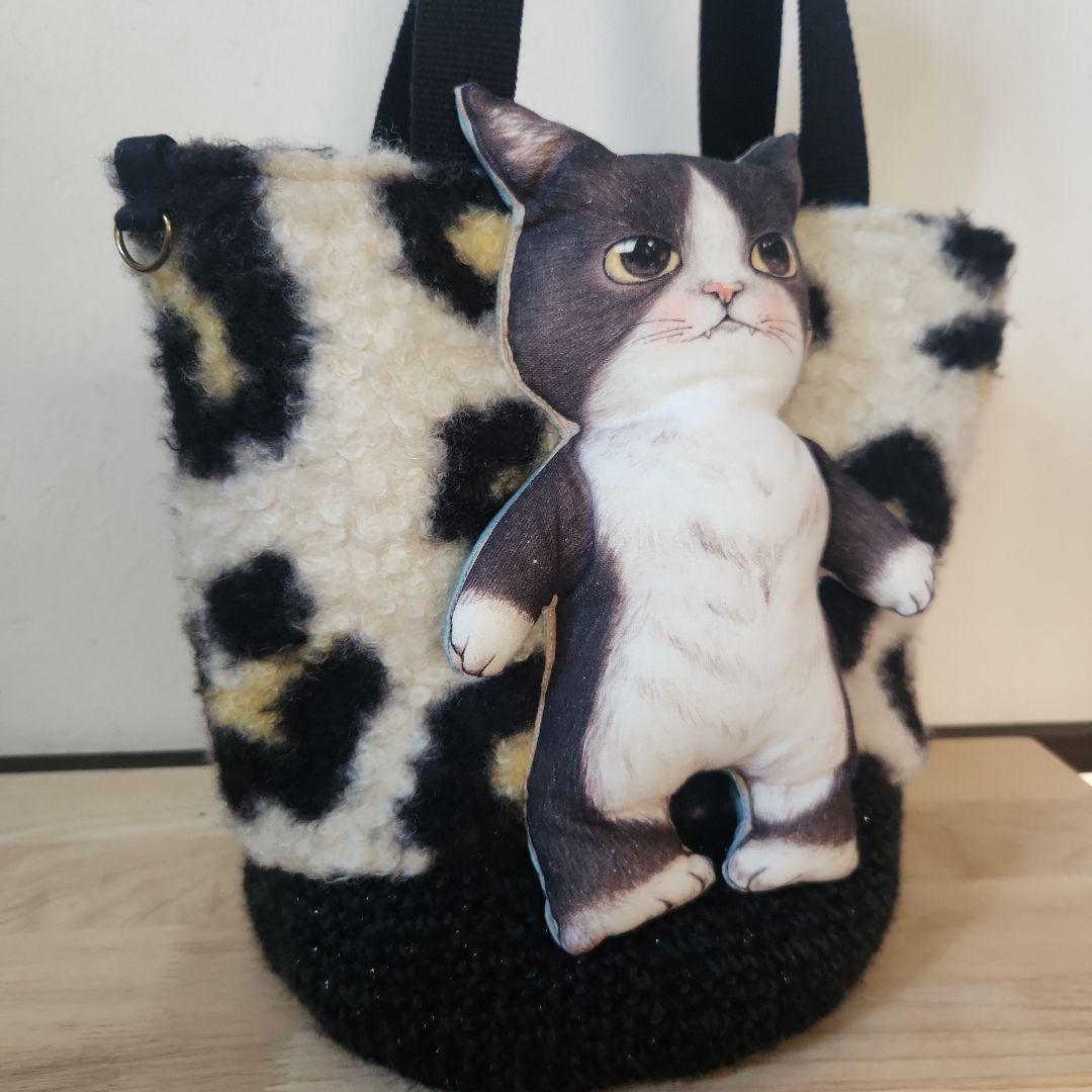 ♡*♡様 コヤンイサムチョン　ジョーズ君の毛糸のカゴバック　ハンドメイド